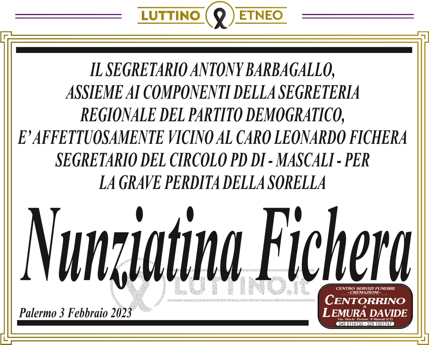 Nunziatina  Fichera 